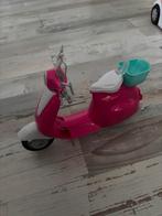 Barbie Motor - Roze Scooter, Kinderen en Baby's, Speelgoed | Buiten | Accuvoertuigen, Ophalen of Verzenden, Gebruikt