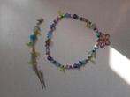 Set ketting en haar clip fairy bloemig vlinders, Met edelsteen, Paars, Nieuw, Ophalen of Verzenden