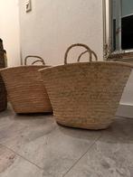 Rieten draagtas, Ophalen of Verzenden, Zo goed als nieuw, Rond, Riet
