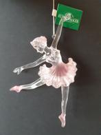 Transparant roze ballerina 1 kerstornament Kurt S. Adler, Diversen, Kerst, Verzenden, Nieuw