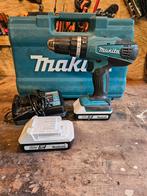 Makita HP457D accuboormachine 18v, Ophalen of Verzenden, Zo goed als nieuw, Boor- en Schroefmachine
