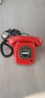Rode draaischijf telefoon in goed staat ., Telecommunicatie, Vaste telefoons | Niet Draadloos, Ophalen of Verzenden