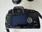 Sony DCLR-A100 Spiegelreflexcamera, Audio, Tv en Foto, Fotocamera's Digitaal, Ophalen, Gebruikt, Spiegelreflex, Sony