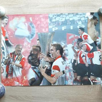 Poster Feyenoord UEFA-CUP winnaar 2002 in GOEDE staat! beschikbaar voor biedingen