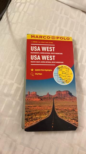 Wegenkaart USA west beschikbaar voor biedingen