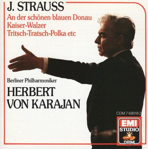 Strauss door Karajan op EMI, Cd's en Dvd's, Cd's | Klassiek, Gebruikt, Orkest of Ballet, Romantiek, Ophalen of Verzenden