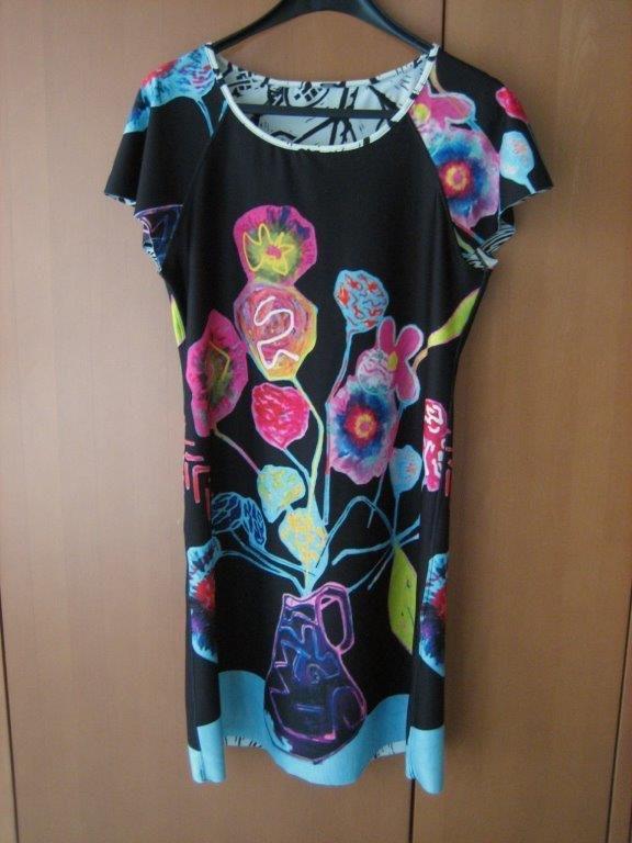 Zeer aparte reversible jurk LIZZY & COCO maat M snazzeys, Kleding | Dames, Jurken, Nieuw, Maat 38/40 (M), Overige kleuren, Onder de knie