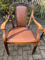 Vintage Houten Stoel Collectie, Huis en Inrichting, Stoelen, Gebruikt, Ophalen of Verzenden, Hout, Drie