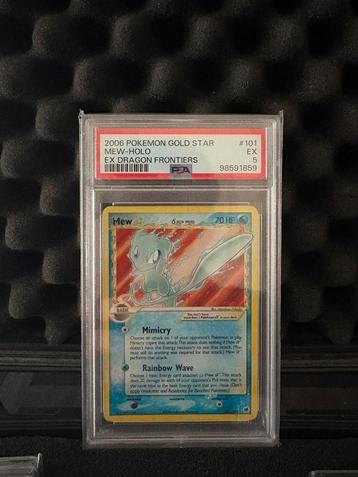 Mew goldstar (psa 5) beschikbaar voor biedingen
