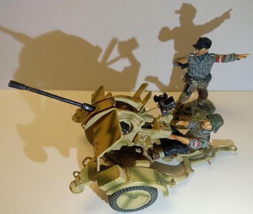 King and Country WW2 German 20 mm Flak Gun, Hobby en Vrije tijd, Modelbouw | Figuren en Diorama's, Nieuw, 1:35 tot 1:50, Ophalen of Verzenden