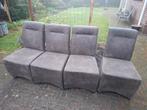 4 Eetkamerstoelen in uitstekende staat., Huis en Inrichting, Stoelen, Ophalen, Zo goed als nieuw, Grijs, Vier
