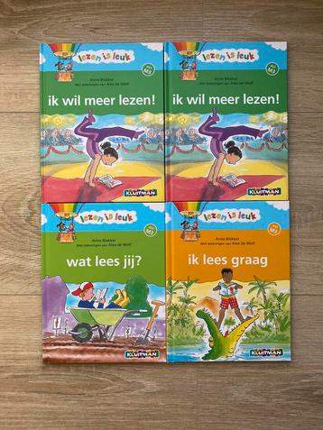 4 Lezen is leuk leesboekjes beschikbaar voor biedingen