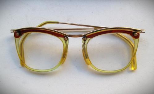 Bril Jaren 40~Damesbril Vintage~Kinderbril~Retro, Antiek en Kunst, Curiosa en Brocante, Ophalen of Verzenden