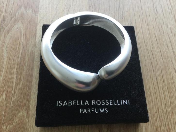 Armband Isabella Rossellini parfum., Sieraden, Tassen en Uiterlijk, Armbanden, Zo goed als nieuw, Overige materialen, Zilver, Ophalen of Verzenden
