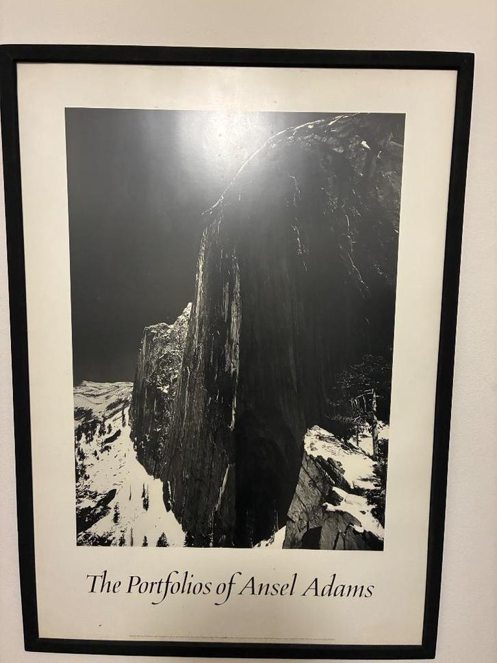 Ansel Adams original posters, ingelijst., Verzamelen, Foto's en Prenten, Zo goed als nieuw, Prent, Natuur, 1980 tot heden, Ophalen