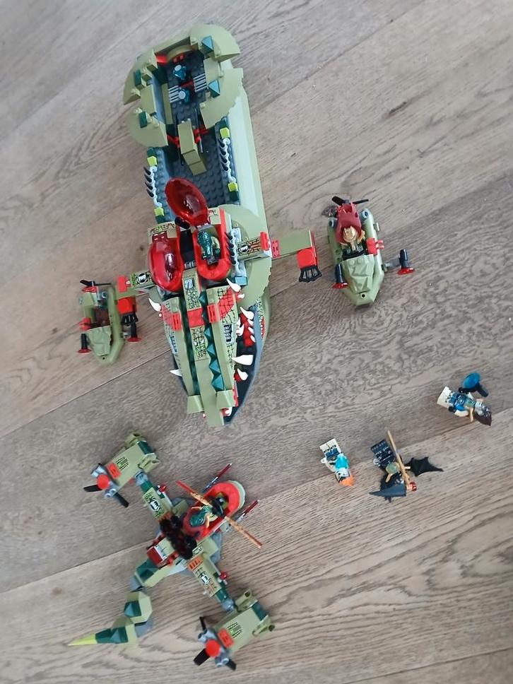 Lego Chima 70006 Cragger's Command Ship, Kinderen en Baby's, Speelgoed | Duplo en Lego, Gebruikt, Lego, Complete set, Ophalen of Verzenden