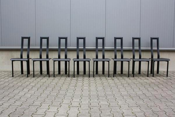 Regia eetkamerstoel 8x , Italiaans Design ( setprijs), Huis en Inrichting, Stoelen, Gebruikt, Vijf, Zes of meer stoelen, Kunststof