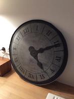 FRANSE WIJZERPLAAT IN ZINK GROOT MODEL ANTIEK VINTAGE DECO, Ophalen of Verzenden