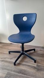 Draaistoel stalad blauw, Huis en Inrichting, Bureaustoelen, Ophalen, Gebruikt, Zwart