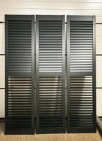 Shutterpanelen  (Jasno) 3 stuks, Huis en Inrichting, Ophalen, 200 cm of meer, Zwart, Nieuw