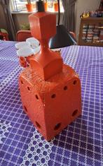 💐VINTAGE ORANJE HANGLAMP, Huis en Inrichting, Lampen | Hanglampen, Ophalen of Verzenden, Minder dan 50 cm