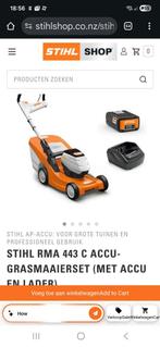 Grasmaaier  nieuw!  In doosGeheel compleet accu en lader, Tuin en Terras, Grasmaaiers, Ophalen, Nieuw