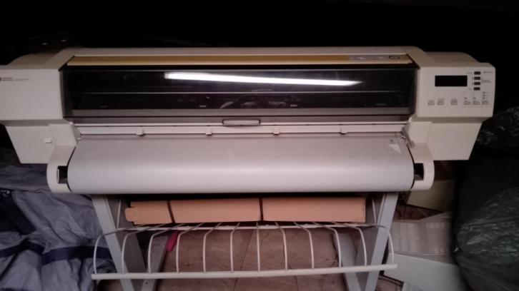 Plotter HP design jet 700 ca. 1 meter breed, Computers en Software, Printers, Gebruikt, Overige technieken, Ophalen