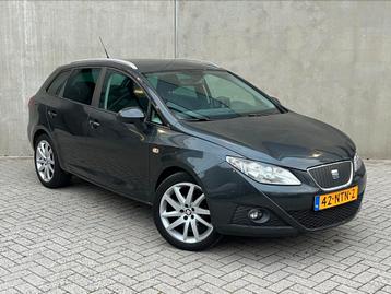 Grijze Seat Ibiza 1.2 TDI EcoMotive 75PK/AC/BT/Navi/Nap! beschikbaar voor biedingen