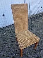1 stuks rieten stoel, Huis en Inrichting, Stoelen, Ophalen, Gebruikt, Bruin, Eén