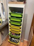 Partij lego in opbergkast met lades., Ophalen of Verzenden