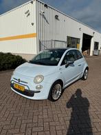 Fiat 500 1.4 16V 2009 Blauw Panoramadak luxe uitvoering, Voorwielaandrijving, Euro 5, Stof, 4 cilinders