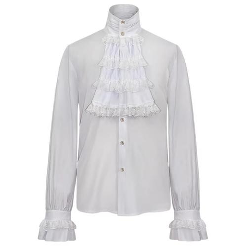 Heren renaissance wit overhemd (middeleeuws shirt kostuum), Kleding | Heren, Carnavalskleding en Feestkleding, Nieuw, Kleding