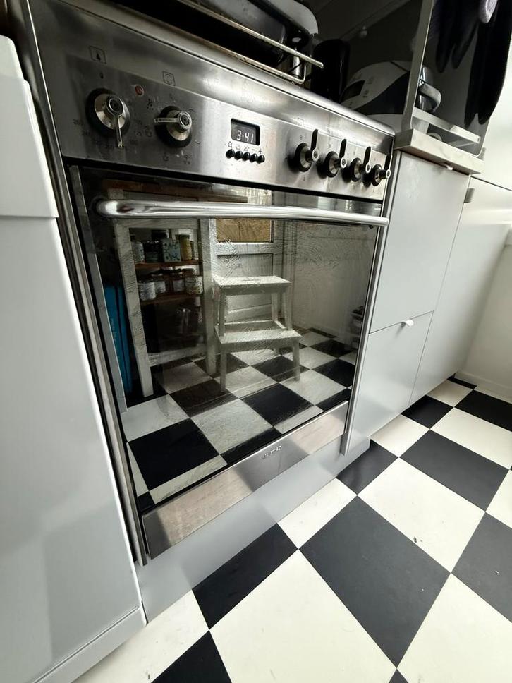 COMPLETE KEUKENSET: Smeg fornhuis + Koelkast + vaatwasser, Witgoed en Apparatuur, Overige Witgoed en Apparatuur, Gebruikt, Ophalen