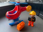 1.2.3 Playmobil brandweer helikopter 6789 als nieuw, Kinderen en Baby's, Speelset, Ophalen of Verzenden, Zo goed als nieuw