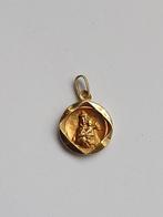 14 krt geel gouden scapuliertje., EU, Gebruikt, Overige voorstellingen, EU