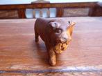 Handgesneden houten leeuw, Antiek en Kunst, Kunst | Beelden en Houtsnijwerken, Ophalen of Verzenden