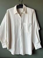 Zara Oversized Blouse Wit - Maat M, Ophalen of Verzenden, Zo goed als nieuw, Maat 38/40 (M), Wit