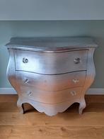 Buikkast zilver commode, Ophalen, Gebruikt, Teakhout, 50 tot 100 cm