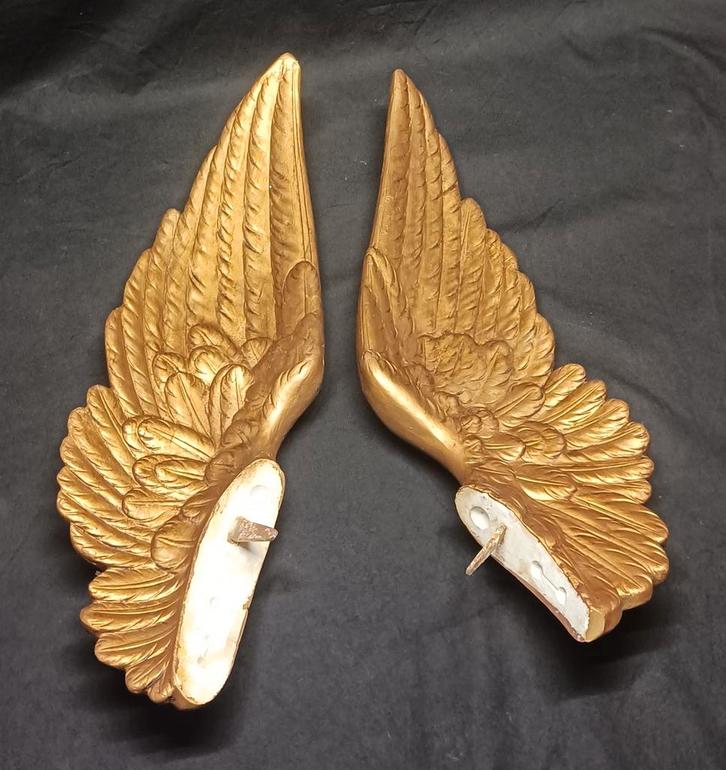 Gouden Gips Engelen Vleugels - 65cm, Antiek en Kunst, Antiek | Overige Antiek, Ophalen