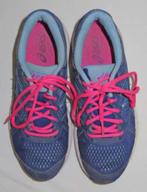 Sneakers maat 38, blauw, roze veters, Asics, igst, Blauw, Ophalen of Verzenden, Sneakers of Gympen, Gedragen