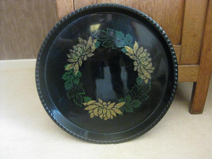 Dienblad, Huis en Inrichting, Woonaccessoires | Dienbladen, Hout, Rond, Ophalen of Verzenden