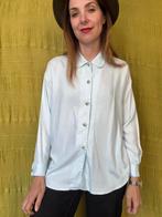 Vintage blouse, maat 38/M - lichtblauw - 90's, Maat 38/40 (M), Blauw, ,, Next