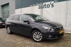 Peugeot 308 SW 1.5 BlueHDi 130pk Premium -PANO-ECC-NAVI-, Origineel Nederlands, Te koop, Zilver of Grijs, 5 stoelen