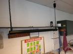 Mooie zwarte tl-balk., Huis en Inrichting, Lampen | Hanglampen, Ophalen, Gebruikt, 75 cm of meer