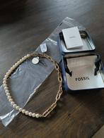 Fossil ketting met parels heritage nieuw, Sieraden, Tassen en Uiterlijk, Kettingen, Ophalen of Verzenden, Nieuw, Goud