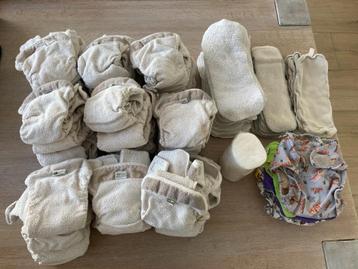 Groot pakket wasbare luiers maat 2 Little Lamb beschikbaar voor biedingen