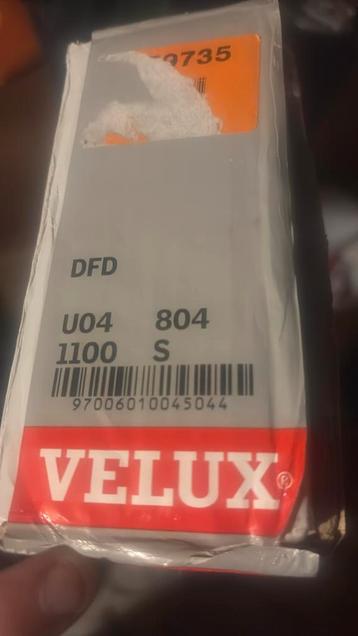 Velux dfd u04 1100s duo gordijn met plissé  beschikbaar voor biedingen