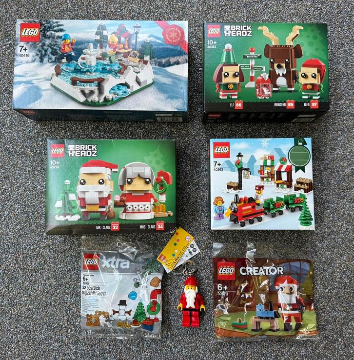 Kerstpakket met 6 verschillende kerst LEGO setjes, Kinderen en Baby's, Speelgoed | Duplo en Lego, Nieuw, Lego, Complete set, Ophalen of Verzenden