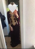 Bordeaux Kaftan/Marokkaanse jurk met Steentjes - maat S en M, Maat 38/40 (M), Ophalen of Verzenden, Onbekend, Zo goed als nieuw