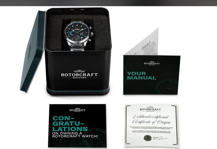 herenhorloge-van-rotorcraft-cockpit-rc2205, Sieraden, Tassen en Uiterlijk, Horloges | Heren, Nieuw, Polshorloge, Overige merken